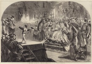 Ein Weihnachtsspiel vor Königin Elisabeth